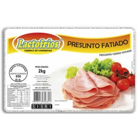 PRESUNTO FATIADO LACTOFRIOS 2KG - CX 12
