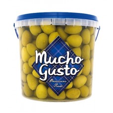 AZEITONA VERDE INTEIRA MEDIA MUCHO GUSTO BD 2KG-CX6
