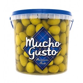 AZEITONA VERDE INTEIRA MEDIA MUCHO GUSTO BD 2KG-CX6