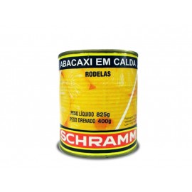 ABACAXI RODELAS SCHRAMM  400 GR - CX 12