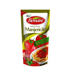 MOLHO TOMATE MANJERICAO BONARE 340 GR - CX  24