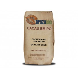 CACAU EM PO ALCALINO QUALITY BRASILCOA 25 KG -  UN