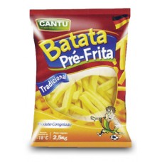 BATATA PALITO  CANTU 2,5 KG-CX 4 PACOTE