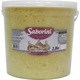 ALHO TRITURADO SABORINI  2,8 KG - CX 04
